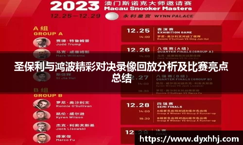 圣保利与鸿波精彩对决录像回放分析及比赛亮点总结