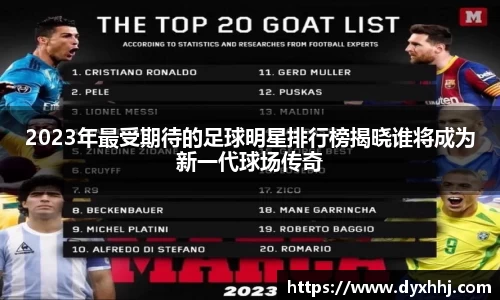 2023年最受期待的足球明星排行榜揭晓谁将成为新一代球场传奇